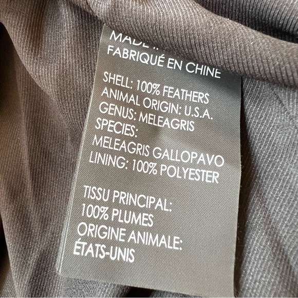 New! Club Monaco violet feather vest 13202 - Picture 11 of 13